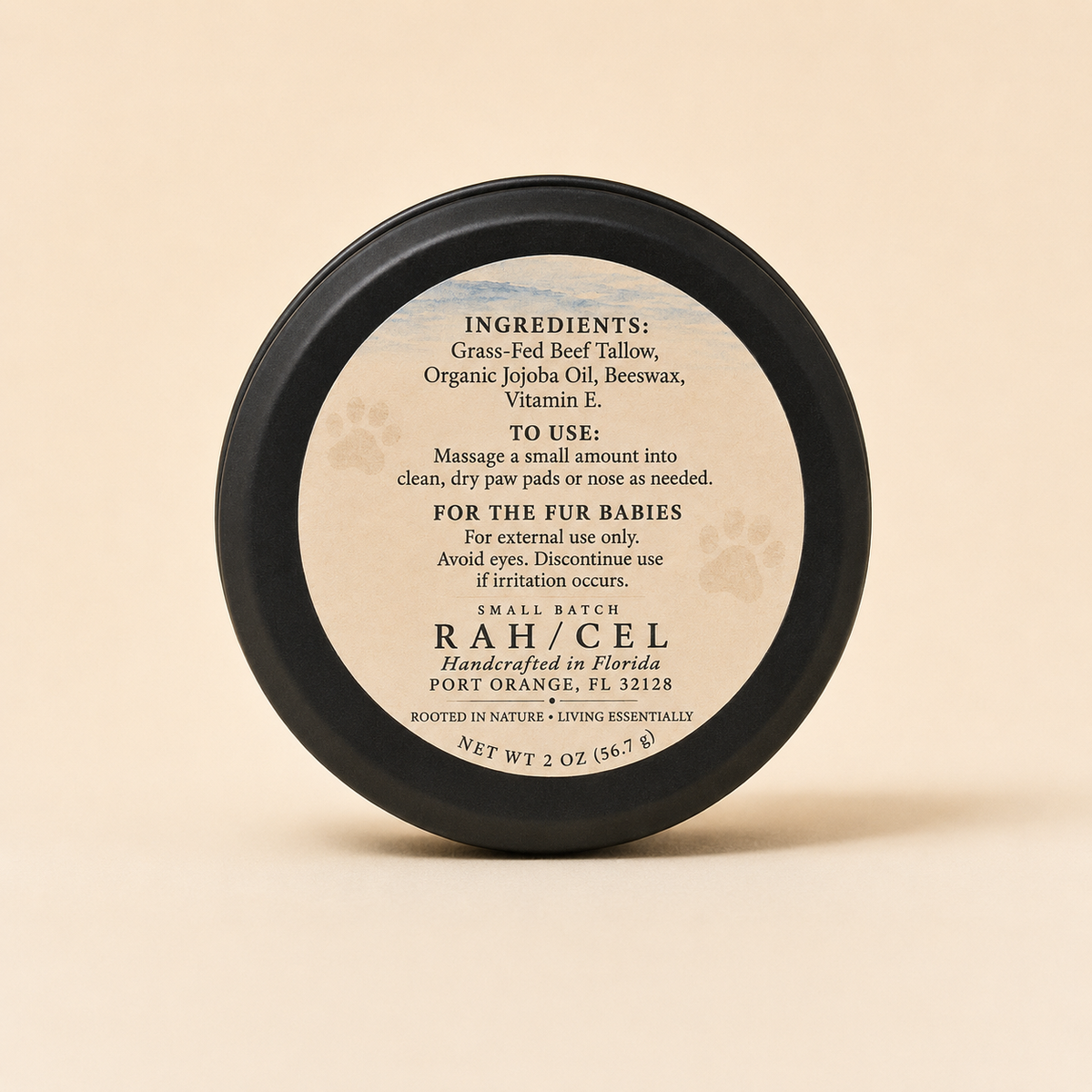Paw & Nose Balm – Natural & Unscented – 2 oz