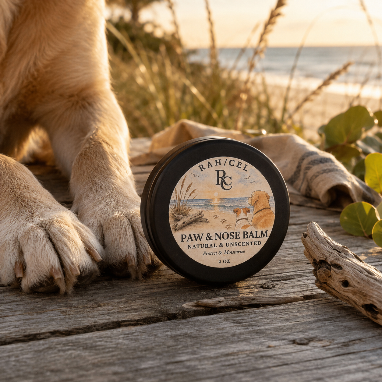 Paw & Nose Balm – Natural & Unscented – 2 oz