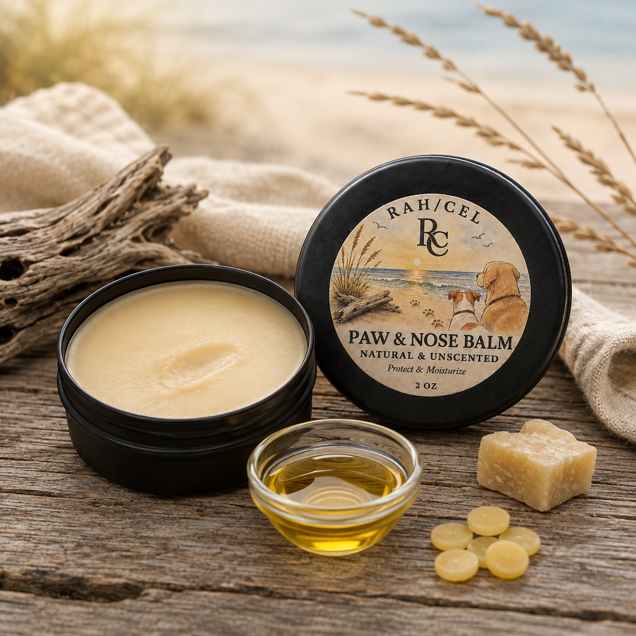 Paw & Nose Balm – Natural & Unscented – 2 oz