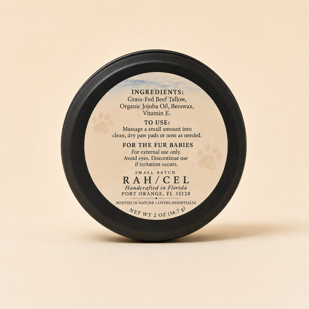 Paw & Nose Balm – Natural & Unscented – 2 oz