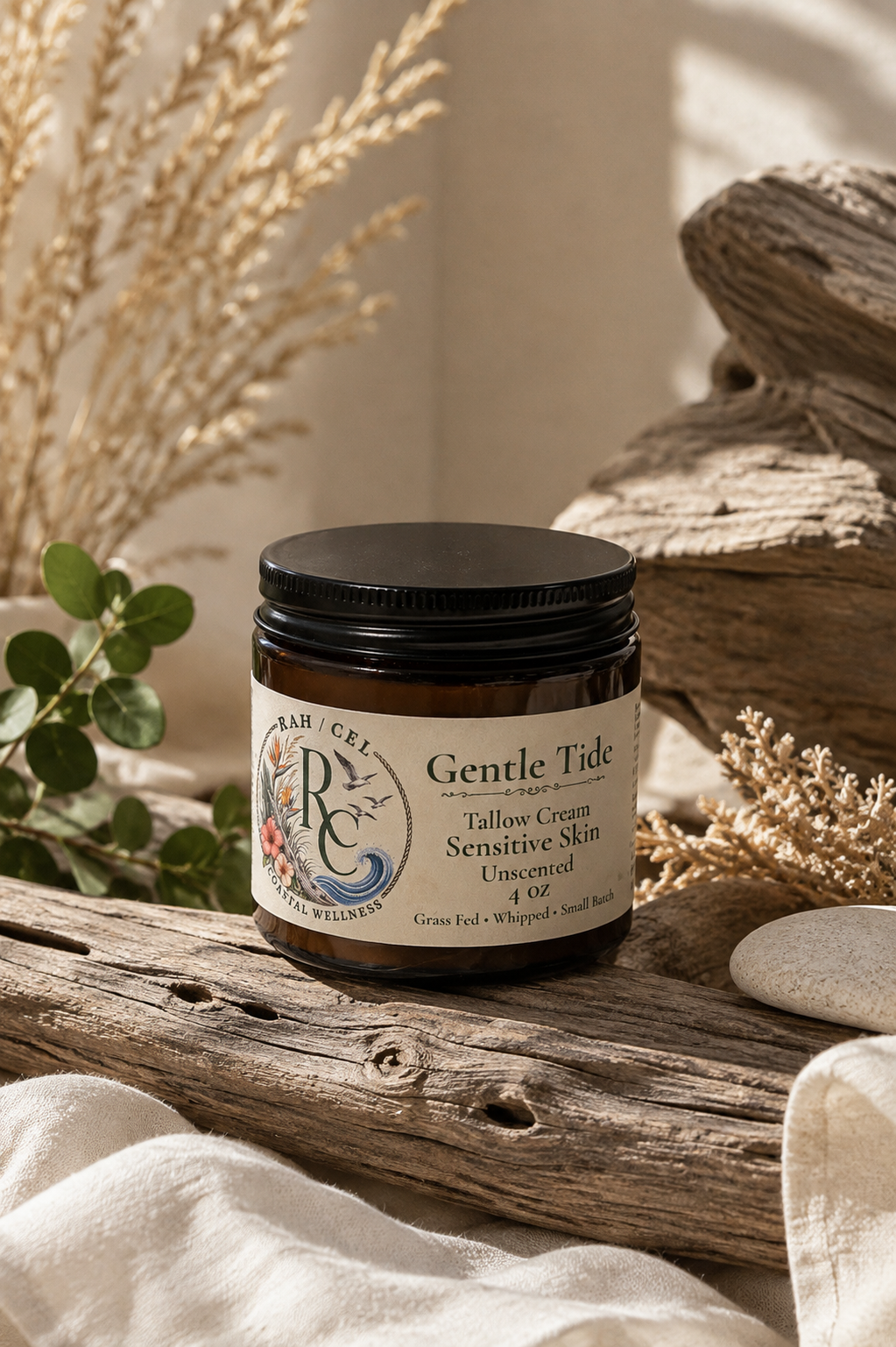 Gentle Tide Tallow Cream — Sensitive Skin | 3.4oz