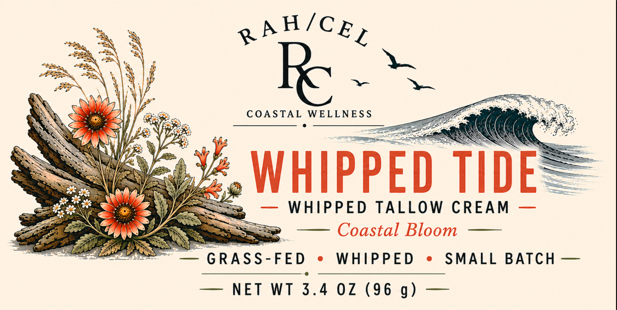 Whipped Tide — Coastal Bloom Whipped Tallow Cream | 3.4 oz
