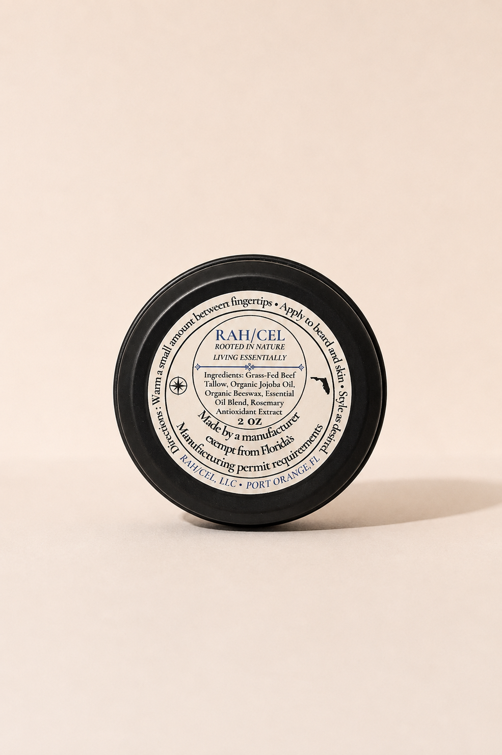 Coastal Smoke Tallow Beard Balm — Medium Hold | 2 oz
